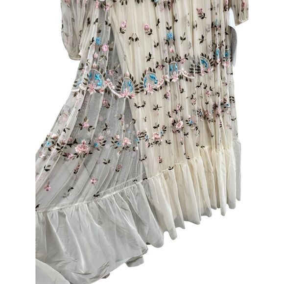 Mac Duggal 35111 Bishop Sleeve Embroidered Dress - Size 12 - NWT - Picture 6 of 6